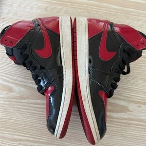 Nike Black and Red Sneakers